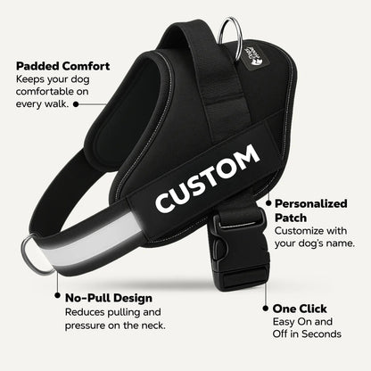 PawFalks ™ No Pull Harness